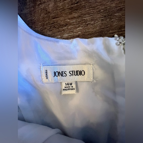 JONES STUDIO Dress Womens Sleeveless size 14‎  Zigzag Stripes C13 - Picture 4 of 7